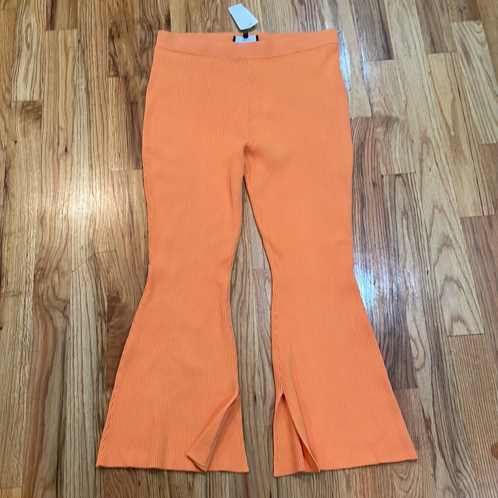 NEW Royalty Maluma Ribbed Orange Sweater Pants BIRD OF PARADISE, PLUS SIZE XXL - Picture 12 of 16